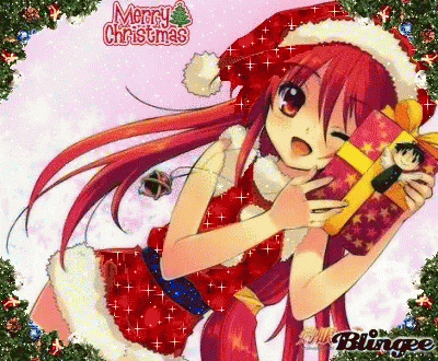 Anime Christmas GIFs  USAGIFcom