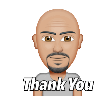 Thank You Bald Man Sticker - Thank You Bald Man Smiling Stickers