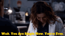 Greys Anatomy Amelia Shepherd GIF - Greys Anatomy Amelia Shepherd Wait You Are Single Now GIFs
