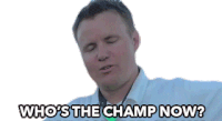 Whos The Champ Now Champ Sticker - Whos The Champ Now Champ Champion Stickers