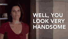 You Look Very Handsome Neve Campbell GIF - You Look Very Handsome Neve Campbell Skyscraper GIFs