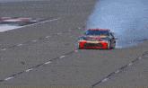 a race car that says toyota on it