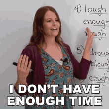 I Dont Have Enough Time Emma GIF - I Dont Have Enough Time Emma Engvid GIFs