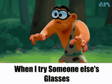 Someone Elses Glasses Aum Animation GIF - Someone Elses Glasses Aum Animation Walking GIFs