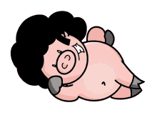 pigs afro