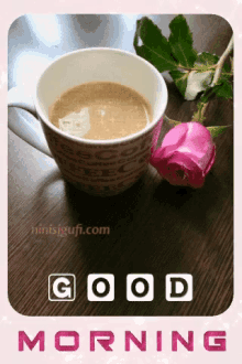 goodmorning good morning rose coffee