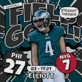 New York Giants (7) Vs. Philadelphia Eagles (27) Third Quarter GIF - Nfl National Football League Football League GIFs