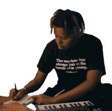taking notes ybn cordae write that down writing noted