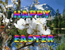 Happy Easter Flowers GIF - Happy Easter Flowers Bees GIFs