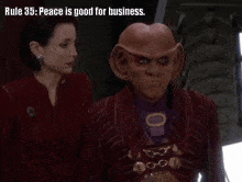 Rule 35 Peace Is Good For Business GIF