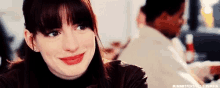 Anne Hathaway Smiling GIF - Anne Hathaway Smiling Laugh GIFs