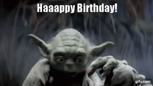 Happy Birthday Yoda GIF - Happy Birthday Yoda Star Wars - Descubre y ...