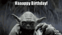 Happy Birthday Yoda GIF - Happy Birthday Yoda Star Wars GIFs