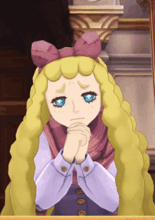 Great Ace Attorney Pat GIF - Great Ace Attorney Pat Patricia Beate GIFs