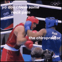 Chiropractor Boxing GIF - Chiropractor Boxing Back Pain GIFs