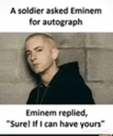 Eminem Autograph Irony GIF - Eminem Autograph Irony Hood Irony GIFs
