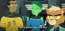 Youre Gonna Save The Day D Vana Tendi GIF
