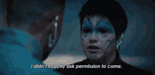 I Didnt Exactly Ask Permission To Come Adira GIF - I Didnt Exactly Ask Permission To Come Adira Star Trek Discovery GIFs