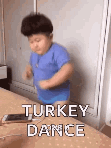 asian dance kiddie cute turkey dance