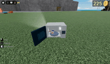 a screenshot of a video game with the number 225 on the bottom