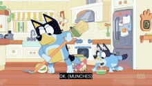 Bluey Floor Cereal GIF - Bluey Floor Cereal Best Morning Ever GIFs