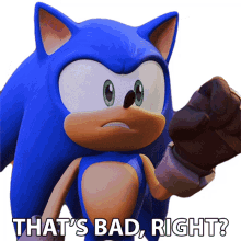 thats bad right sonic the hedgehog sonic prime thats wrong right thats not good right