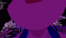 a screenshot of a video game shows a girl with a bow tie sticking her tongue out