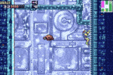 a video game screen shows a turtle and says energy 32 and 48