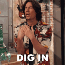 Dig In Spencer Shay GIF - Dig In Spencer Shay Icarly GIFs