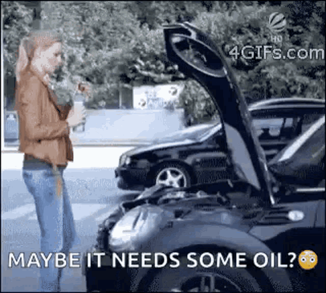 Car Problem Oil GIF - Car Problem Oil Pour GIFs