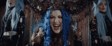 Alissa White Gluz Arch Enemy GIF - Alissa White Gluz Arch Enemy Blue Hair GIFs