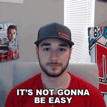 Its Not Gonna Be Easy Anthony Alfredo GIF - Its Not Gonna Be Easy Anthony Alfredo Its Gonna Be Tough GIFs