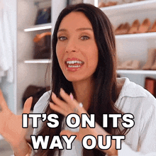 It'S On Its Way Out Shea Whitney GIF - It'S On Its Way Out Shea Whitney Its Going Away GIFs