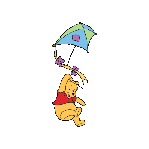 Kite Winnie The Pooh Sticker - Kite Winnie The Pooh Pooh Stickers