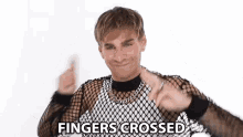 Fingers Crossed Brad Mondo GIF - Fingers Crossed Brad Mondo Hoping GIFs