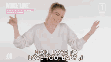 Oh Love To Love You Baby Singing GIF - Oh Love To Love You Baby Singing Enjoy GIFs