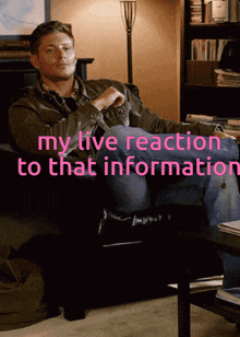 Jensen Ackles Dean Winchester GIF - Jensen Ackles Dean Winchester My Live Reaction GIFs