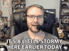 Its A Little Stormy Here Earlier Today William Newberry GIF - Its A Little Stormy Here Earlier Today William Newberry Goremiser GIFs