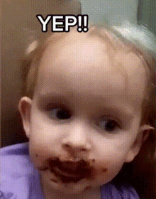 Chocolate Chocolate Face Yep GIF - Chocolate Chocolate Face Yep Chocolate Face GIFs