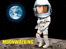 Moonwalking Man On Moon GIF - Moonwalking Moonwalk Man On Moon GIFs