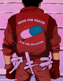 akita standing anime good for health