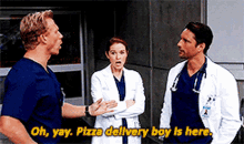 Greys Anatomy April Kepner GIF - Greys Anatomy April Kepner Oh Yay Pizza Delivery Boy Is Here GIFs