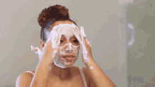 Washing Face Lisette GIF - Washing Face Lisette Luhhsetty GIFs