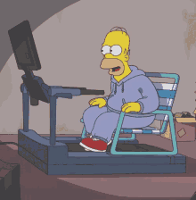 Homer Workout GIF - Homer Workout GIFs
