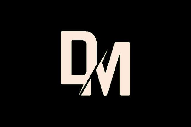 Monogram DM Logo Graphic by Greenlines Studios · Creative Fabrica
