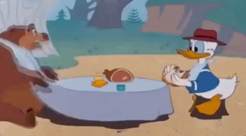 Donald Duck Hungry GIF - Donald Duck Hungry Eating - Discover & Share GIFs