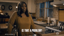 Is That A Problem Ruby Hill GIF - Is That A Problem Ruby Hill Good Girls GIFs