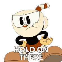 hold on there cuphead the cuphead show hang in there keep it up