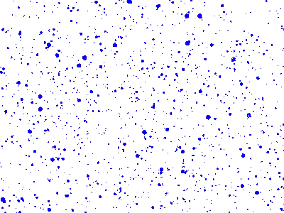 Test Blue Sticker - Test Blue Particles Stickers