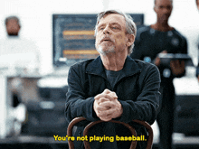 Mark Hamill Youre Not Playing Baseball GIF